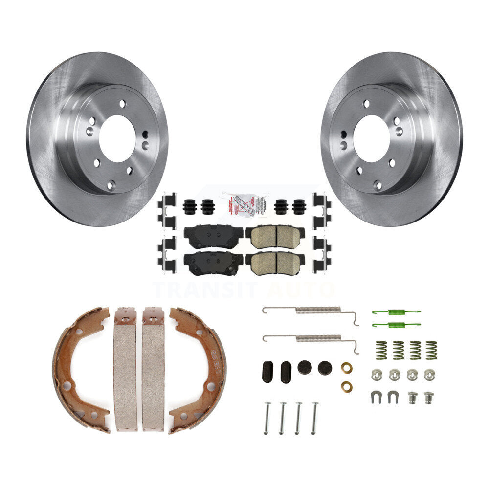 Kit de quincaillerie pour chaussures de stationnement, Rotors à disque arrière, tampons en céramique, pour Hyundai Sonata 3.3