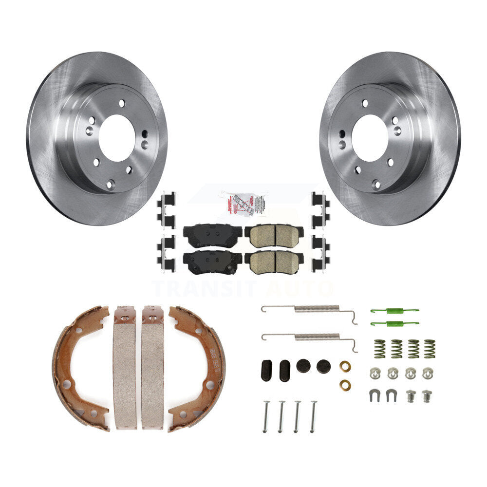 Kit de quincaillerie pour chaussures de stationnement, Rotors à disque arrière, tampons en céramique, pour Hyundai Sonata 3.3