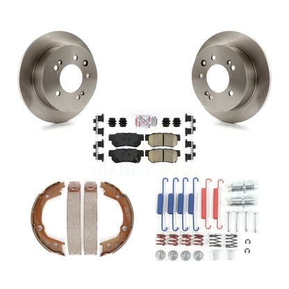 Kit de matériel et chaussures de stationnement, Rotors à disque arrière, tampons en céramique, pour Hyundai Elantr