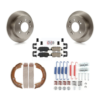 Kit de matériel et chaussures de stationnement, Rotors à disque arrière, tampons en céramique, pour Hyundai Elantr