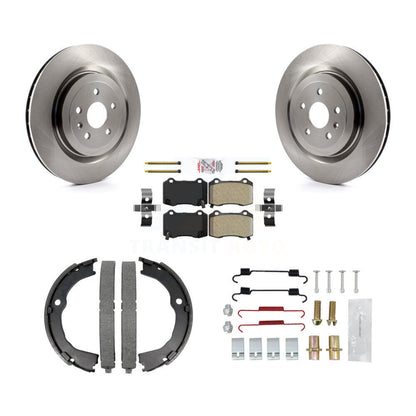 Kit de quincaillerie pour chaussures de stationnement, Rotors à disque arrière, plaquettes semi-métalliques, pour Chevrolet CT