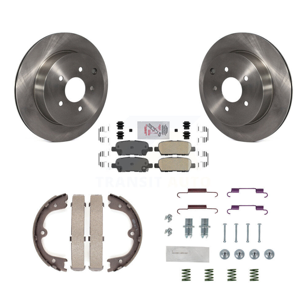 Kit de quincaillerie pour chaussures de stationnement, Rotors à disque arrière, tampons en céramique, pour Nissan Murano QX60