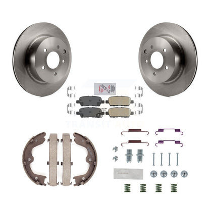 Kit de quincaillerie pour chaussures de stationnement, Rotors à disque arrière, tampons en céramique, pour INFINITI Nissan G3