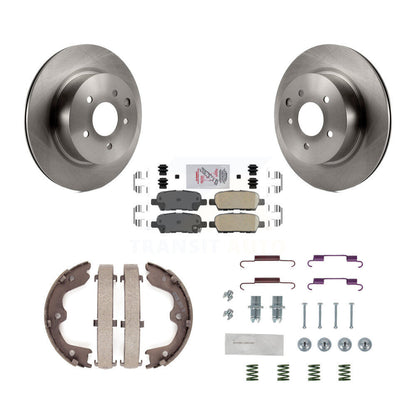 Kit de quincaillerie pour chaussures de stationnement, Rotors à disque arrière, tampons en céramique, pour INFINITI Nissan G3