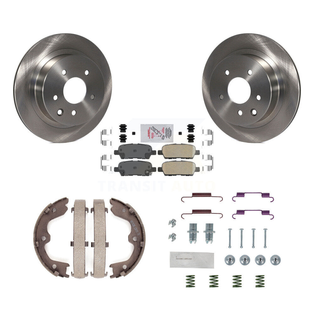 Kit de quincaillerie pour chaussures de stationnement, Rotors à disque arrière, tampons en céramique, pour INFINITI G35 Nissa