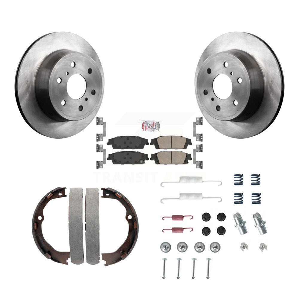 Kit de quincaillerie pour chaussures de stationnement, Rotors à disque arrière, tampons en céramique, pour GMC Chevrolet 1500