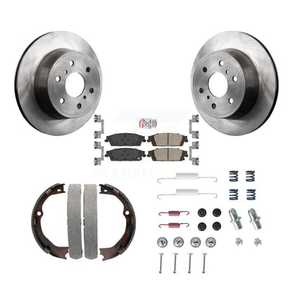 Kit de quincaillerie pour chaussures de stationnement, Rotors à disque arrière, tampons en céramique, pour GMC Chevrolet 1500