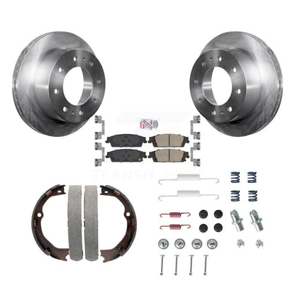 Kit de quincaillerie pour chaussures de stationnement, Rotors à disque arrière, tampons en céramique, pour Chevrolet Suburban