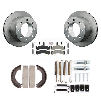 Kit de quincaillerie pour chaussures de stationnement, Rotors à disque arrière, plaquettes semi-métalliques, pour Chevrolet GM