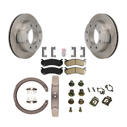 Kit de quincaillerie pour chaussures de stationnement, Rotors à disque arrière, tampons en céramique, pour GMC Sierra 1500 HD