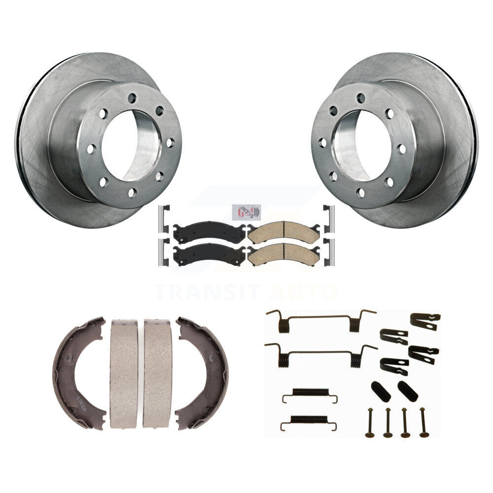 Kit de quincaillerie pour chaussures de stationnement, Rotors à disque arrière, tampons en céramique, pour GMC Sierra 3500 HD