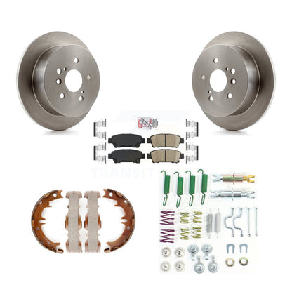 Kit de quincaillerie pour chaussures de stationnement, Rotors à disque arrière, tampons en céramique, pour Toyota Sienn 04-10