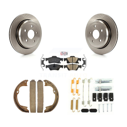 Kit de quincaillerie pour chaussures de stationnement, Rotors à disque arrière, tampons en céramique, pour Jeep Grand Cheroke