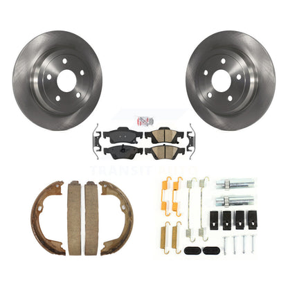 Kit de quincaillerie pour chaussures de stationnement, Rotors à disque arrière, tampons en céramique, pour Dodge Durango Jeep