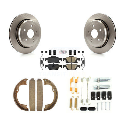 Kit de quincaillerie pour chaussures de stationnement, Rotors à disque arrière, tampons en céramique, pour Jeep Grand Cheroke