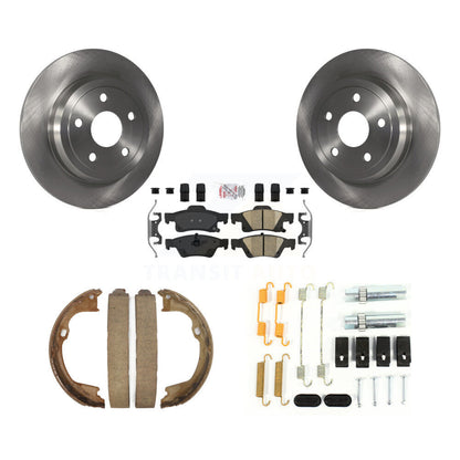 Kit de quincaillerie pour chaussures de stationnement, Rotors à disque arrière, tampons en céramique, pour Dodge Durango Jeep