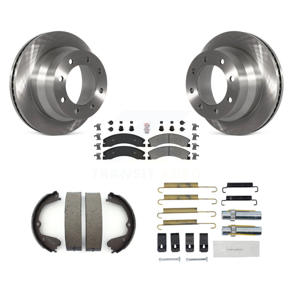 Kit de quincaillerie pour chaussures de stationnement, Rotors à disque arrière, plaquettes semi-métalliques, pour Chevrolet GM