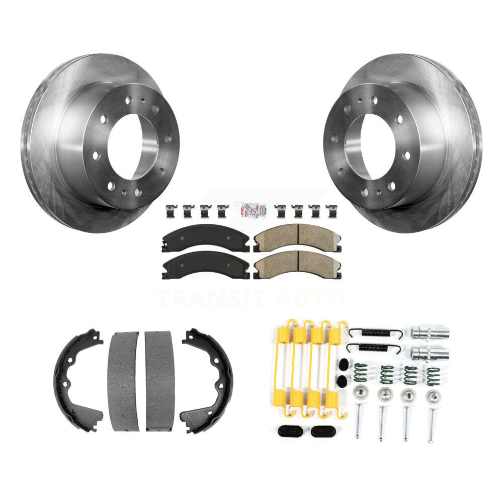 Kit de quincaillerie pour chaussures de stationnement, Rotors à disque arrière, tampons en céramique, pour GMC Sierra 2500 HD
