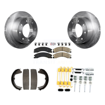 Kit de quincaillerie pour chaussures de stationnement, Rotors à disque arrière, tampons en céramique, pour Chevrolet Silverad