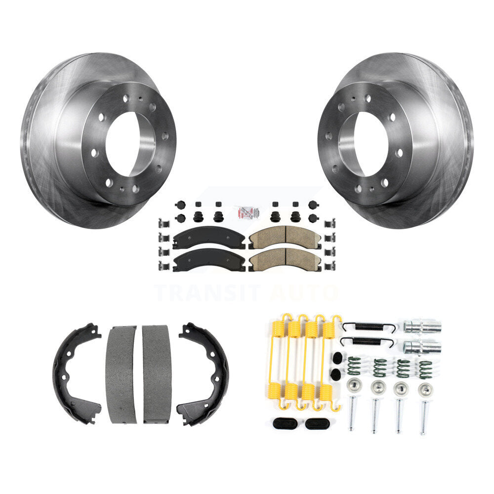 Kit de quincaillerie pour chaussures de stationnement, Rotors à disque arrière, tampons en céramique, pour GMC Sierra 2500 HD
