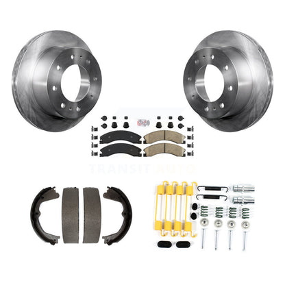 Kit de quincaillerie pour chaussures de stationnement, Rotors à disque arrière, tampons en céramique, pour Chevrolet Silverad