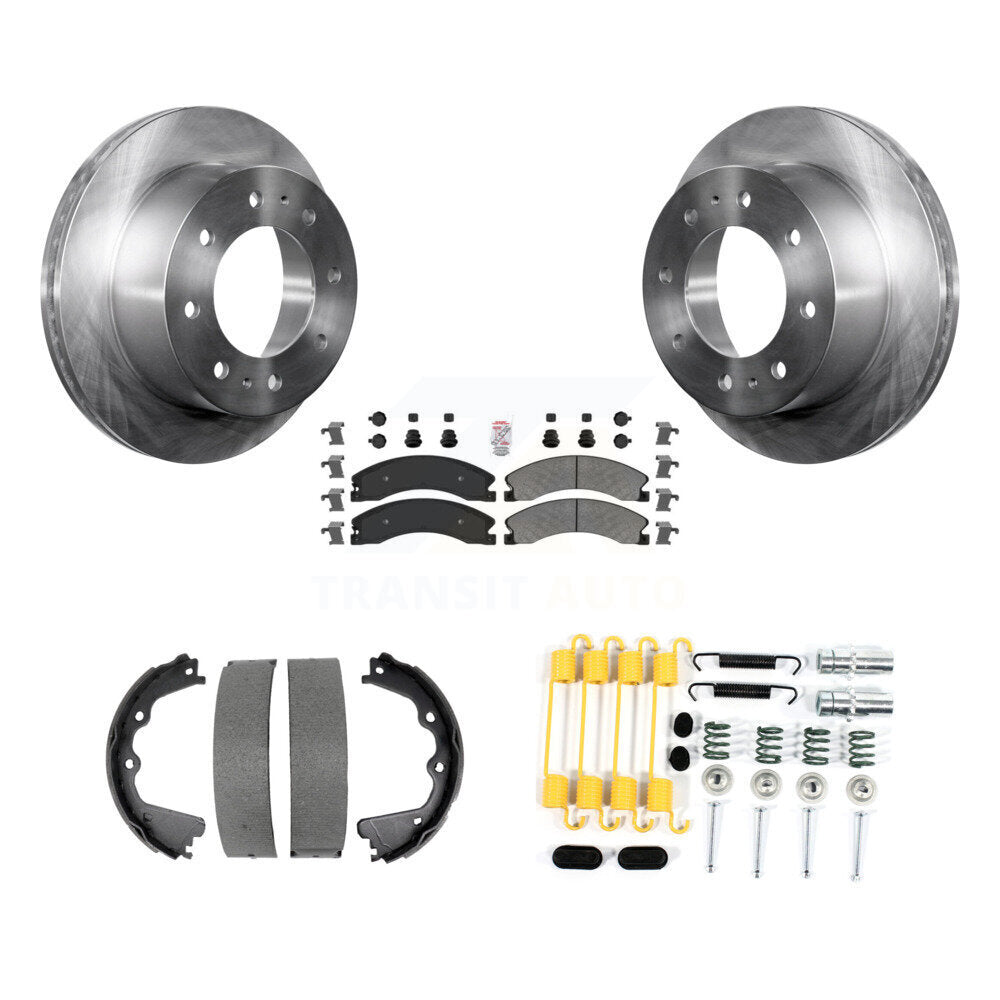 Kit de quincaillerie pour chaussures de stationnement, Rotors à disque arrière, plaquettes semi-métalliques, pour GMC Sierra H