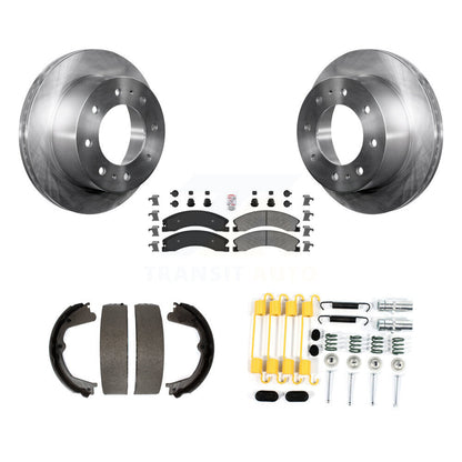 Kit de quincaillerie pour chaussures de stationnement, Rotors à disque arrière, plaquettes semi-métalliques, pour Chevrolet HD