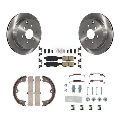 Kit de chaussures de stationnement et de quincaillerie, Rotors à disque arrière, tampons en céramique, pour Nissan Frontie