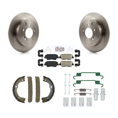 Kit de quincaillerie pour chaussures de stationnement, Rotors à disque arrière, tampons en céramique, pour Hyundai Tucson Kia