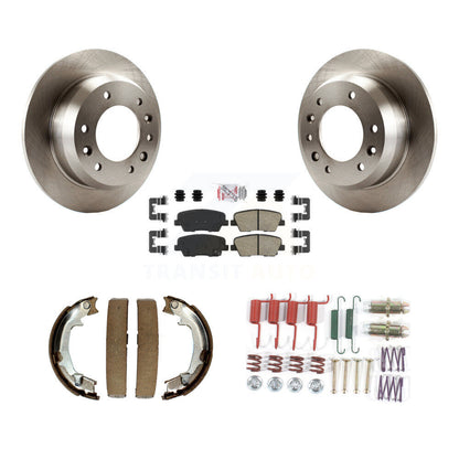 Kit de quincaillerie pour chaussures de stationnement, Rotors à disque arrière, tampons en céramique, pour Kia Sedona Hyundai