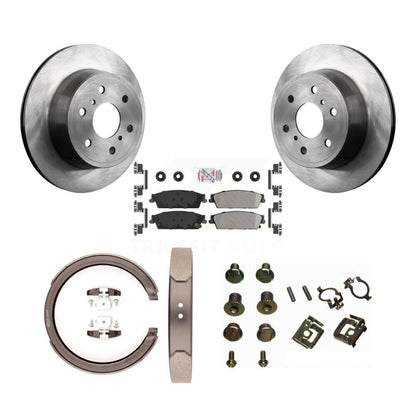 Kit de quincaillerie pour chaussures de stationnement, Rotors à disque arrière, plaquettes semi-métalliques, pour Chevrolet GM