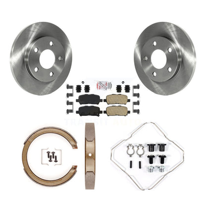 Kit de chaussures de stationnement et de matériel de stationnement, Rotors à disque arrière, coussinets en céramique pour Chevrolet Impala
