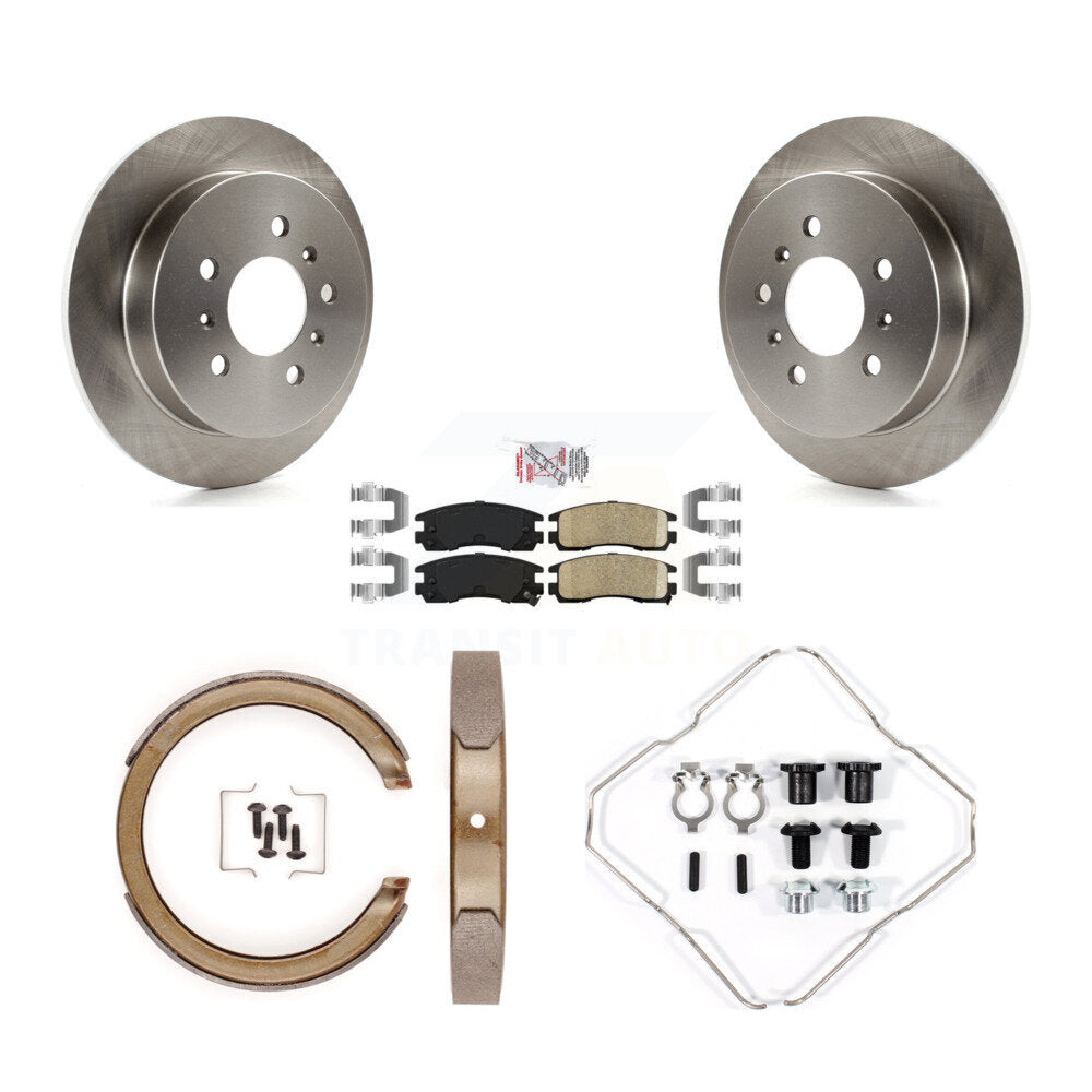 Kit de quincaillerie pour chaussures de stationnement, Rotors à disque arrière, tampons en céramique, pour Chevrolet Impala A