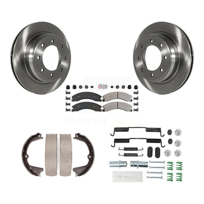 Kit de quincaillerie pour chaussures de stationnement, Rotors à disque arrière, plaquettes semi-métalliques, pour Nissan NV250