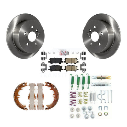 Kit de quincaillerie pour chaussures de stationnement, Rotors à disque arrière, tampons en céramique, pour Lexus RX350 Toyota