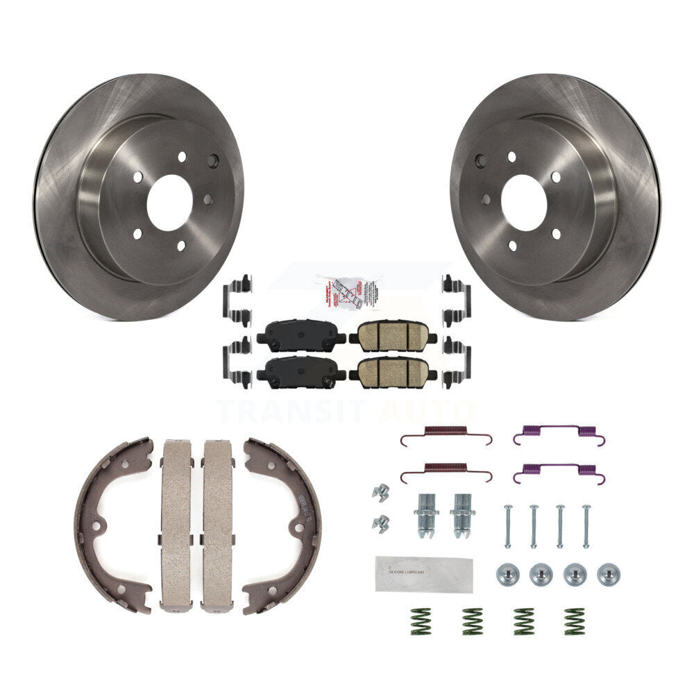 Kit de quincaillerie pour chaussures de stationnement, Rotors à disque arrière, tampons en céramique, pour Nissan Murano JX35