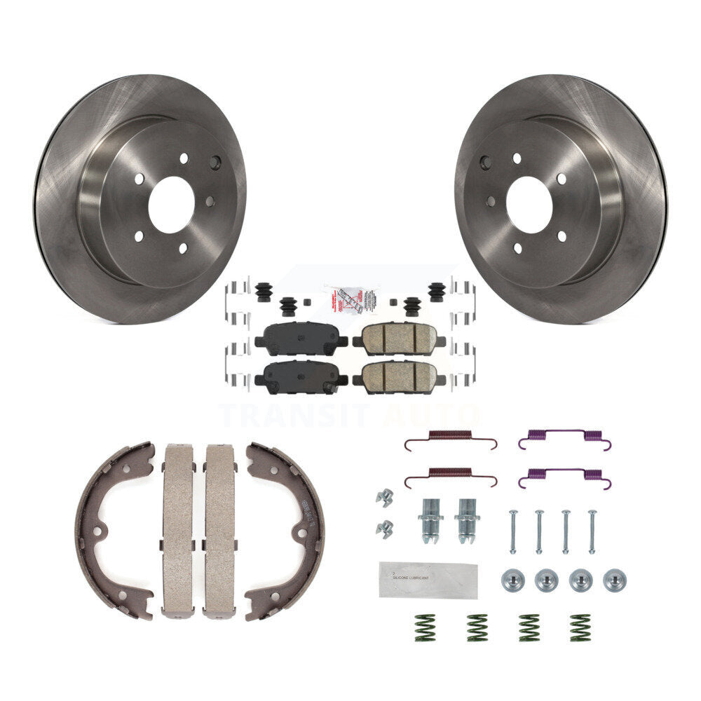 Kit de quincaillerie pour chaussures de stationnement, Rotors à disque arrière, tampons en céramique, pour Nissan Murano JX35