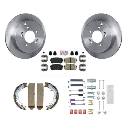 Kit de quincaillerie pour chaussures de stationnement, Rotors à disque arrière, tampons en céramique, pour Hyundai Tucson Kia