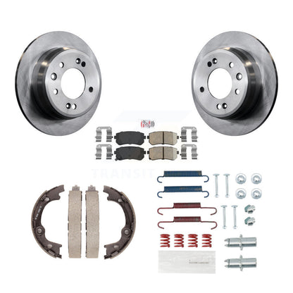 Kit de quincaillerie pour chaussures de stationnement, Rotors à disque arrière, tampons en céramique, pour Hyundai Tucson FWD