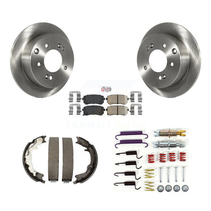 Kit de chaussures de stationnement et de quincaillerie, Rotors à disque arrière, tampons en céramique, pour Kia Forte koup