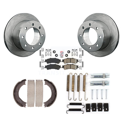 Kit de quincaillerie pour chaussures de stationnement, Rotors à disque arrière, tampons en céramique, pour 01 GMC Sierra 3500