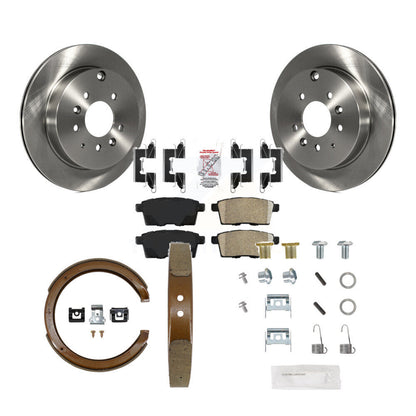 Kit de quincaillerie pour chaussures de stationnement, Rotors à disque arrière, tampons en céramique, pour Ford Edge Mazda MK