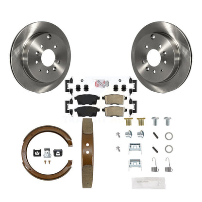 Kit de quincaillerie pour chaussures de stationnement, Rotors à disque arrière, tampons en céramique, pour Ford Edge Mazda MK