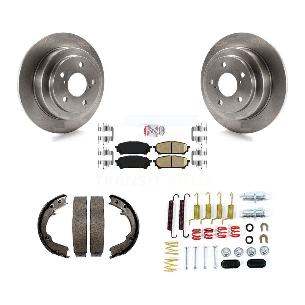 Kit de quincaillerie pour chaussures de stationnement, Rotors à disque arrière, tampons en céramique, pour Subaru Impreza Saa