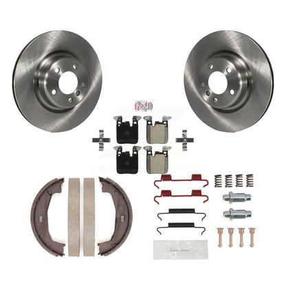 Kit de quincaillerie pour chaussures de stationnement, Rotors à disque arrière, plaquettes semi-métalliques, pour BMW 230i 228