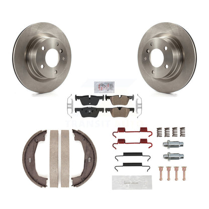 Kit de quincaillerie pour chaussures de stationnement, Rotors à disque arrière, plaquettes semi-métalliques, pour BMW 230i 228