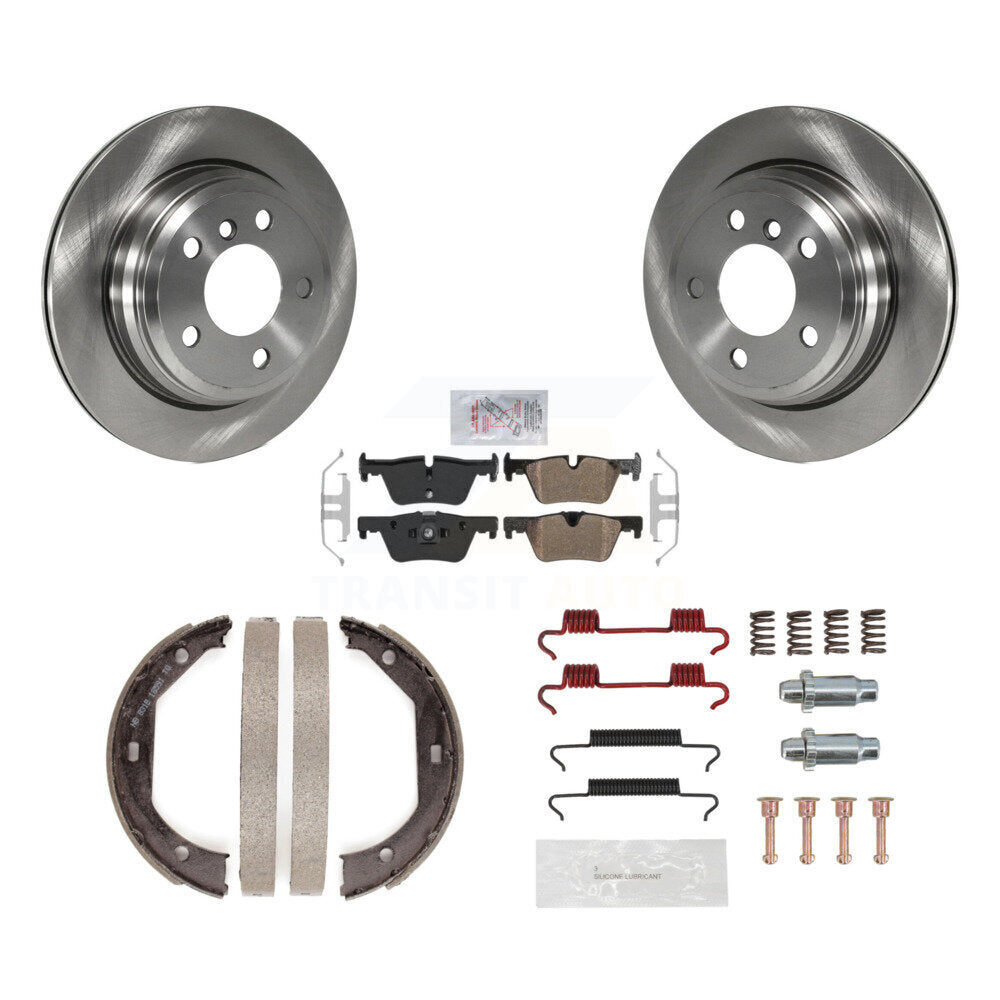 Kit de quincaillerie pour chaussures de stationnement, Rotors à disque arrière, plaquettes semi-métalliques, pour BMW 428i Gra