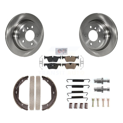 Kit de quincaillerie pour chaussures de stationnement, Rotors à disque arrière, plaquettes semi-métalliques, pour BMW 328i 330