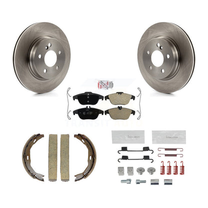 Kit de quincaillerie pour chaussures de stationnement, Rotors à disque arrière, plaquettes semi-métalliques, pour Mercedes-Ben