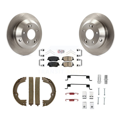 Kit de quincaillerie pour chaussures de stationnement, Rotors à disque arrière, tampons en céramique, pour Hyundai Santa Fe X